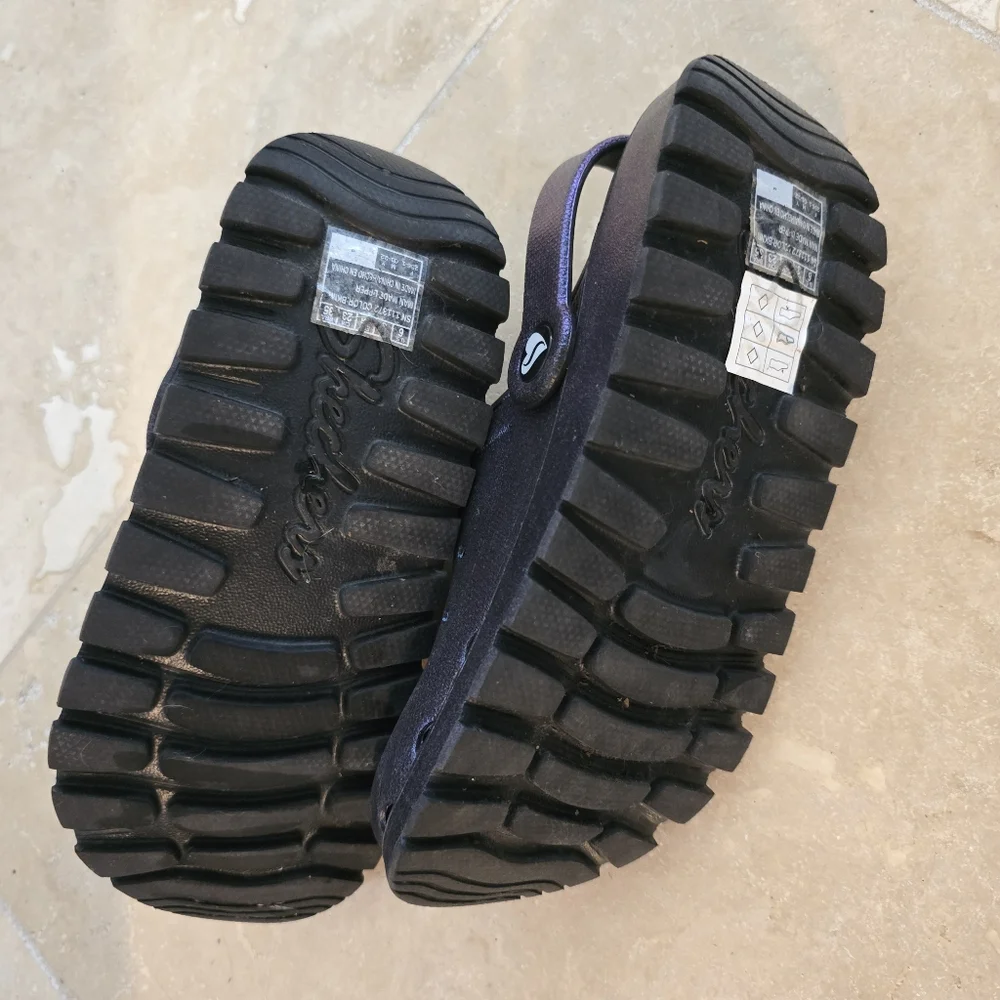Skechers Foamies Arch Fit Footsteps - Pixie Dust Clogs in Black Pearl SZ 6 - Picture 6 of 7